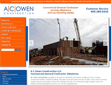 Tablet Screenshot of ac-owen.com